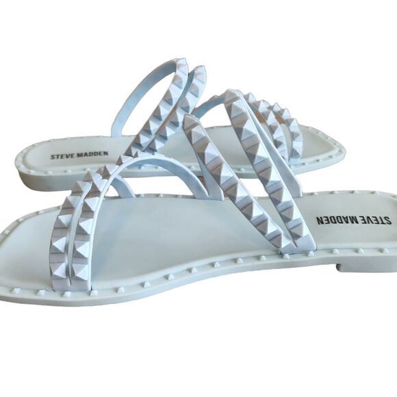 Steve Madden Blue Skyler Jelly Sandals - Picture 1 of 5